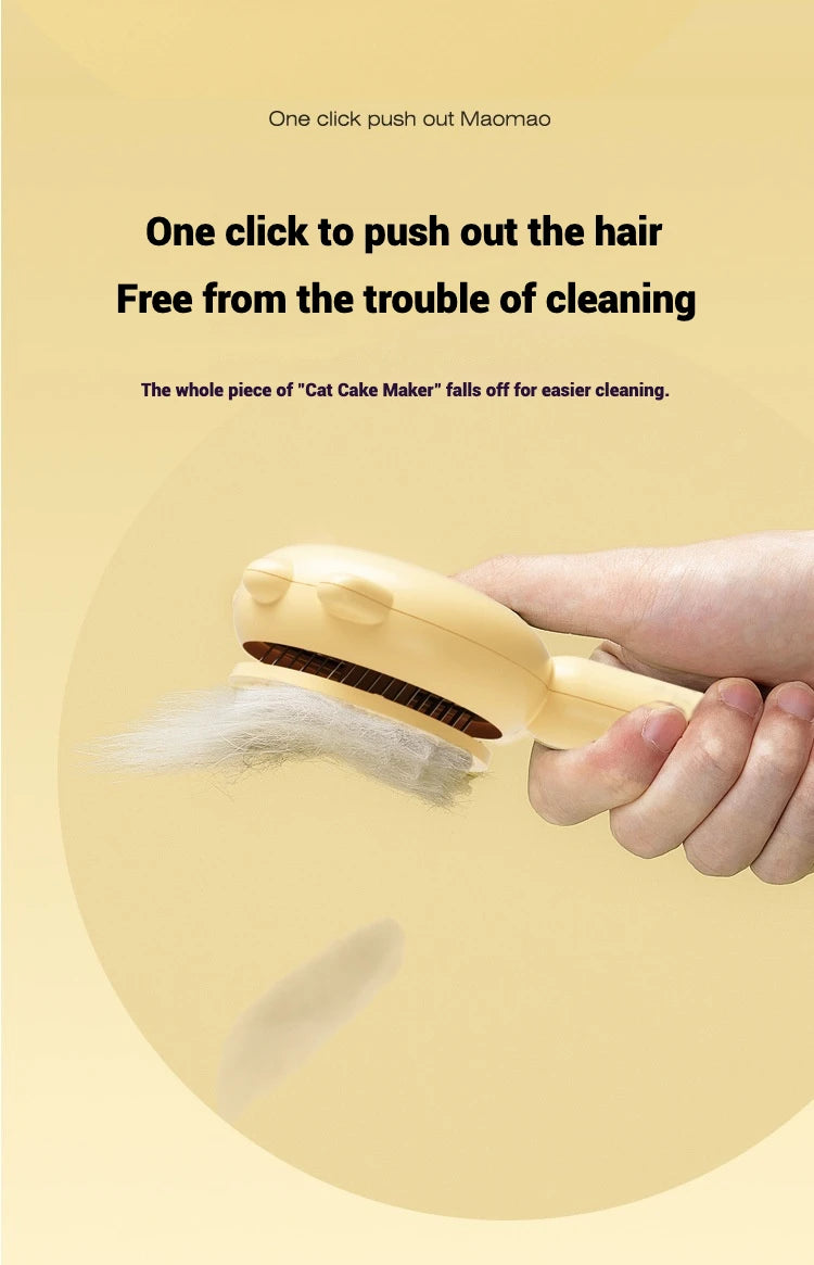 Cepillo de acero inoxidable para el cuidado del pelo