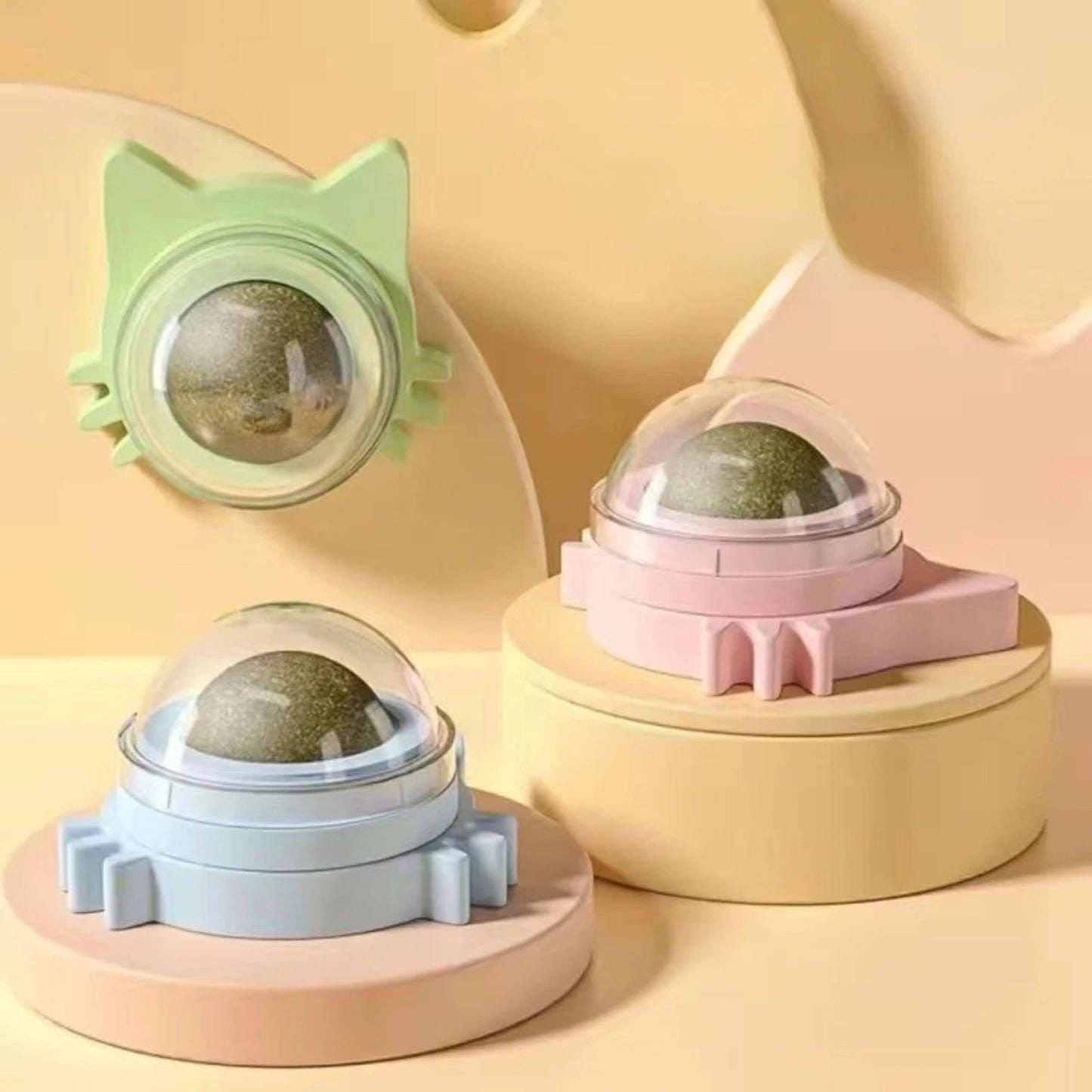 Bola interactiva de Catnip giratoria