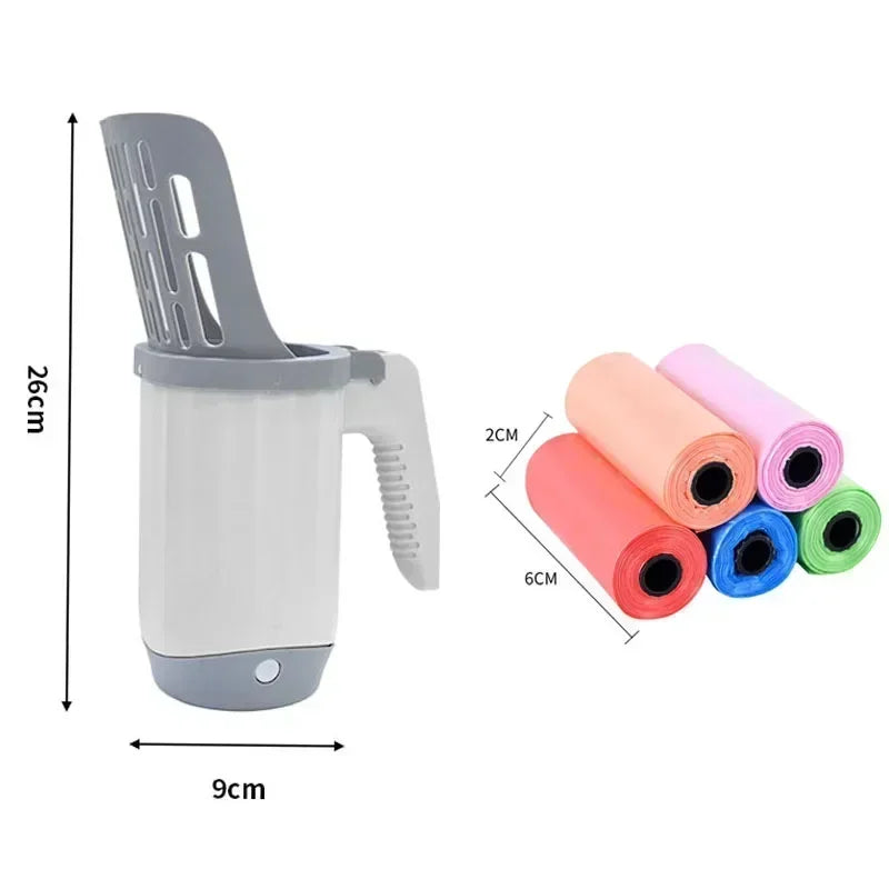 Pala Premium para Arena de Gato con Bolsas de Repuesto – Rápida, Limpia y Sin Complicaciones