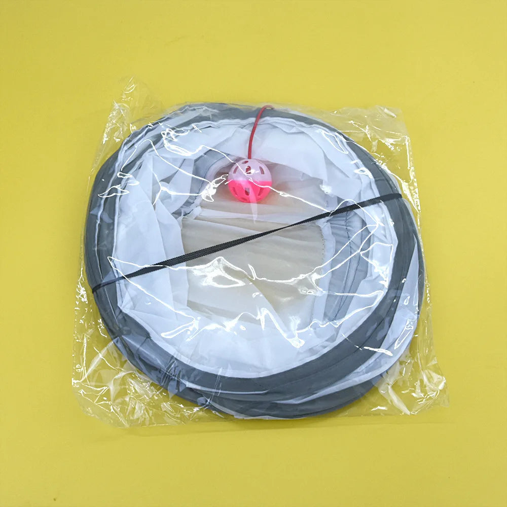 Fun Interactive Foldable Tunnel for Cats