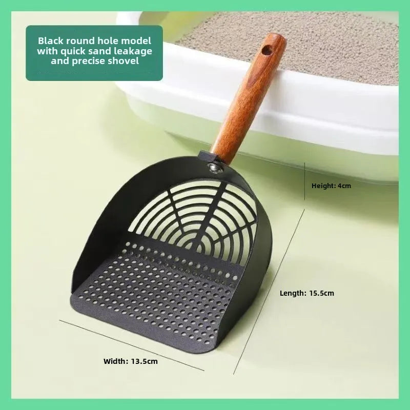 Pala Estándar de Acero Inoxidable para Arena de Gato